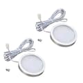 2x 12V LED-lampor för husbil, husvagn, båt - Takbelysning, undertak, varmvit