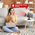 Miniatyrbild 4 av 4: Rödljusterapilampa för Kropp och Ansikte, 54W 18 LED Infraröd Rödljusterapilampa med Justerbar Sockelklämma, Rödljusterapiapparat för Hemmaanvändning mot Smärta
