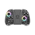 Miniatyrbild 1 av 4: Transparent Joypad för Switch, 6-Axis Trådlös Induktionskontroller, Justerbar Gamepad
