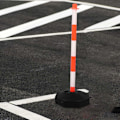 Miniatyrbillede 4 af 4: Vejsøjle Advarselspæl Sikkerhedsadvarselssøjle Autoværn Trafiksøjle