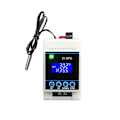 Miniatyrbillede 1 af 5: Digital Temperaturregulator -40-110°C Digital Mikro Digital Termostat Med LCD-Skærm Og Vandafvisende Sensor