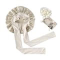 100 % silkkimyssy naisille, beige