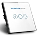 Miniatyrbilde 1 av 5: 500W LED Berøringsdimmer Bryter Krystallpanel LED Lysbryter Hvit