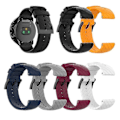 Miniatyrbillede 3 af 5: 24mm Udskiftningssilikone Universal Urrem Smart Urrem Til Suunto 9 - FARVE: Hvid