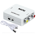 Miniatyrbilde 1 av 5: RCA AV til HDMI Konverter / Adapter 1080P Universal Svart