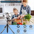 Miniatyrbild 2 av 4: Professionell Trådlös Lavaliermikrofon 2-pack Brusreducerande Kristallklart Ljudinspelning Med Usb-c För Iphone 15 Pro Max, Ipad, Android, Li Walkbee 2