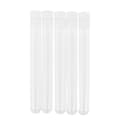 100 st Klar Plast Provrör Med Lock 12x100mm U-Formad Lång Transparent Provrör Labbtillbehör