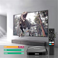 Miniatyrbild 2 av 5: ATV Android 14 Smart TV Box 4G+32G AV1 S905W2 Quad-Core Dual WiFi Röstfjärrkontroll Mediaspelare 8K 4K Set Top Box EU-kontakt