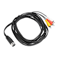 Miniatyrbillede 4 af 5: DIN 8-polet Han til 3 RCA Han Kabel DIN 8-polet til 3 RCA Lydadapterkabel til Stereo Udstyr 3 meter