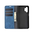 Miniatyrbillede 2 af 5: Skin-Touch Auto-absorberende Læder Cover med Wallet Stand til Samsung Galaxy A32 5G/M32 5G Case