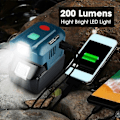 Miniatyrbillede 5 af 5: 18V Strømforsyning Inverter USB Oplader Til Makita Lithium-Ion 150/Watt lithium batteri inverter