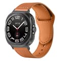 Genuine Leather Strap for Samsung Galaxy Watch7 Ultra (47mm) - Brown