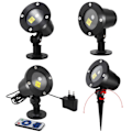 Miniatyrbilde 3 av 5: LED Laser Projektorlys Julehagelys Jul Bevegelig Laserlampe Dekor