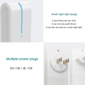 Miniatyrbilde 2 av 5: Anion Luftrenser med Nattlys, Multifunksjonell Plug-in Luktfjerner for Hjem og Bad