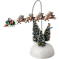 Miniatyrbild 1 av 5: Animerade Julsemesterbyn - Flamboyant Släde Figur