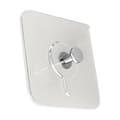 20 Pcs Self-Adhesive Picture Hooks Without Nails, Heavy Duty Wall Hooks for Hanging