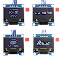 Miniatyrbilde 4 av 5: 0,96 tommers IIC I2C Seriell GND 128X64 OLED LCD LED Display Modul SSD1306 for arduino Kit hvit Display