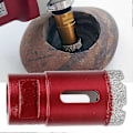 Miniatyrbilde 4 av 4: Loddet Diamant Bor Krone Hull Sag Kutter for Stein Betong Keramiske Fliser 30mm