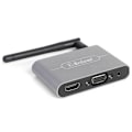 Pikkukuva 1 / 4: MiraScreen X6W Plus 4K Langaton HDMI-yhteensopiva Näyttöadapteri Dual Band 5GHz WiFi-vastaanotin VGA Wir
