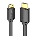 Pikkukuva 2 / 5: Type A VENTION AGHBH 2m 4K 60Hz Mini HDMI - HDMI PVC-johto Uros-Uros-adapterikaapeli