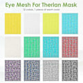 Miniatyrbillede 3 af 5: 12 stk Øjennet 7,9x5,9 tommer DIY Therian Maske Material Kit Plast Øjennet Plader kompatibel til DIY Håndværk