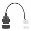 För Tesla Model X / S 2012-2015 OBDII till 12-Pin OBD Adapterkabel