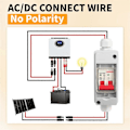 Miniatyrbilde 1 av 4: Solcellepanel Koblingsbryter DC 500V Solcelle Strømbryterboks 32Amp IP65 Vanntett Miniatyr Strømbryter