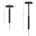 Miniatyrbilde 3 av 5: 4 stk Trådløse LED-strobelys med fjernkontroll, 8 farger USB-lading Vanntette nødvarsellys