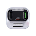 Miniatyrbillede 2 af 5: E75 Bil Bluetooth FM Transmitter USB Biloplader Biltilbehør Sort