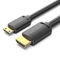 Pikkukuva 1 / 5: Type A VENTION AGHBH 2m 4K 60Hz Mini HDMI - HDMI PVC-johto Uros-Uros-adapterikaapeli