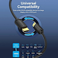Pikkukuva 5 / 5: Type A VENTION AGHBH 2m 4K 60Hz Mini HDMI - HDMI PVC-johto Uros-Uros-adapterikaapeli