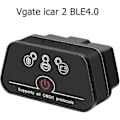 Miniatyrbillede 1 af 5: Obd Bluetooth, Icar 2 Ble4.0 Obd2 Adapter Diagnostiske Værktøjer Bilkode Læser Til Ios, Android Og Windows (Sort)