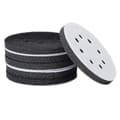 6 stk. 5 tommer (125 mm) 8-hullers blød svamp interface pad til slibepuder og velcro slibeskiver Fo