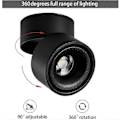Miniatyrbilde 5 av 5: 10W LED Takspotter Taklampe, Spotlampe, Takspotter, Taklampe, LED Taklampe, 10x10cm (hvitt Lys-6000k) [energi Cla
