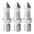 Miniatyrbillede 1 af 5: 3 stk. 3/8 tommer universelle fodpuder i rustfrit stål Mini SLR kamera stativ plus pigge stålnegle