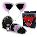Pikkukuva 3 / 3: Metallimassaaži Pink Fox Tailand ja Fox Ears, Roolipeli Cosplay - VÄRI: C