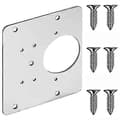 Gångjärnsreparationsplatta 9x9 cm rostfritt stål 1-pack