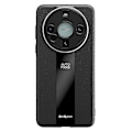 Miniatyrbilde 1 av 5: For Huawei Mate 60 Deksel Støtsikker PU Lær+TPU+Akryl Telefon Shell - Svart