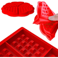 Miniatyrbillede 5 af 5: Vaffelbageforme Runde Vaffelforme og Firkantede Non-stick Muffinforme