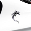 Miniatyrbillede 2 af 5: 3D Forum Forlygte Gecko Form Bilsticker Dekal, Lizard Gecko Stickers Udskåret Vinyl Dekal Sticker Til Bil Lastbil Motorcykel Vindue Bumper Vægdækning