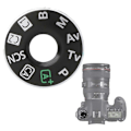 Miniatyrbillede 5 af 5: til Canon 6D Kamera Funktionshjul Mode Plade Interface Hætte Reparation