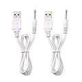 Pikkukuva 1 / 3: 2 kpl DC-latauskaapelia 2,5 mm DC - USB-muunnin Instrumentti USB-laturikaapeli