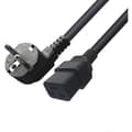 IEC320 C19 till 2-stifts Schuko (EU) strömkabel - Förlängningskabel för inverter/PDU