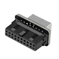 Pikkukuva 3 / 5: USB 3.0 Sisäinen Header - USB 3.1/3.2 TypeC Etu TypeE Adapteri Emolevylle GZ ft