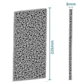 Pikkukuva 4 / 5: 3 x Universal liesituudet rasvasuodatin 320 x 260 mm metalli
