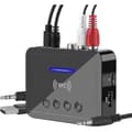 Bluetooth 5.0 Mottaker Sender FM Stereo AUX 3.5mm Jack RCA Trådløs NFC Bluetooth Audio Adapter for TV PC Hodetelefoner