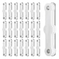 Magneter för flugnät, 22-pack självhäftande magnetremsor, permanenta magneter för flugnät