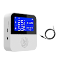 Miniatyrbild 1 av 5: Tuya Smart Home WIFI Temperatur- och Luftfuktighetssensor Alarm Inomhus Utomhus Hygrometer Termometer Suppor