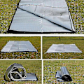 Miniatyrbilde 2 av 5: Aluminium Isolerende Matte Skummatte Liggeunderlag For Camping Isolasjonsmatte Sammenleggbar Teltmatte Gulvunderlag Termisk - JS