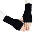 Wrist Warmers / Fingerless Gloves 1 Pair Black S
